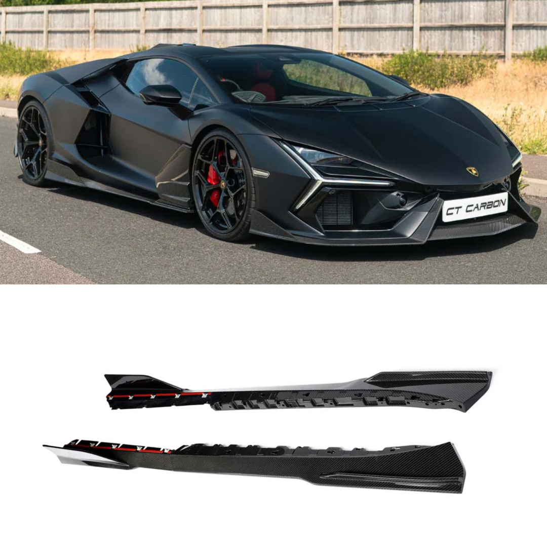 Lamborghini Revuelto Carbon Side Skirts – CT Design