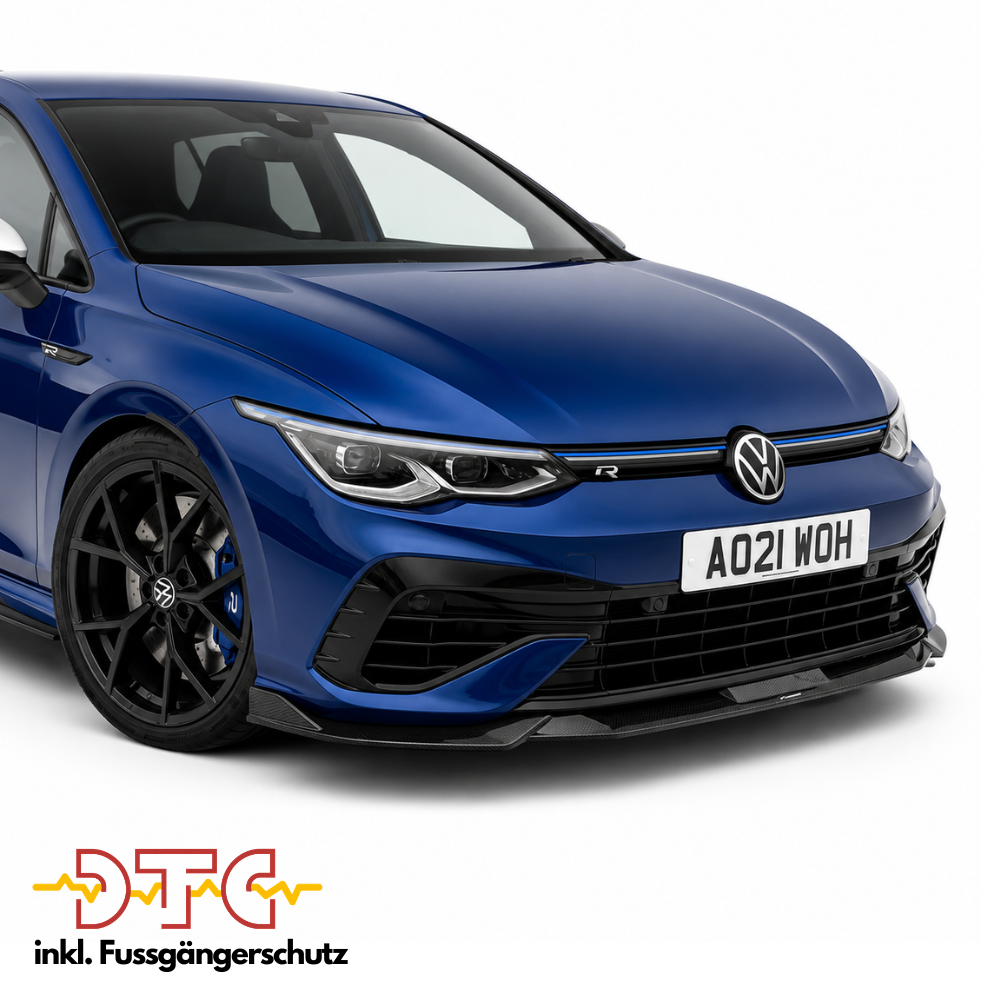 VW Golf 8 R MK8 Carbon Front Lip – CT Design | DTC Certificate