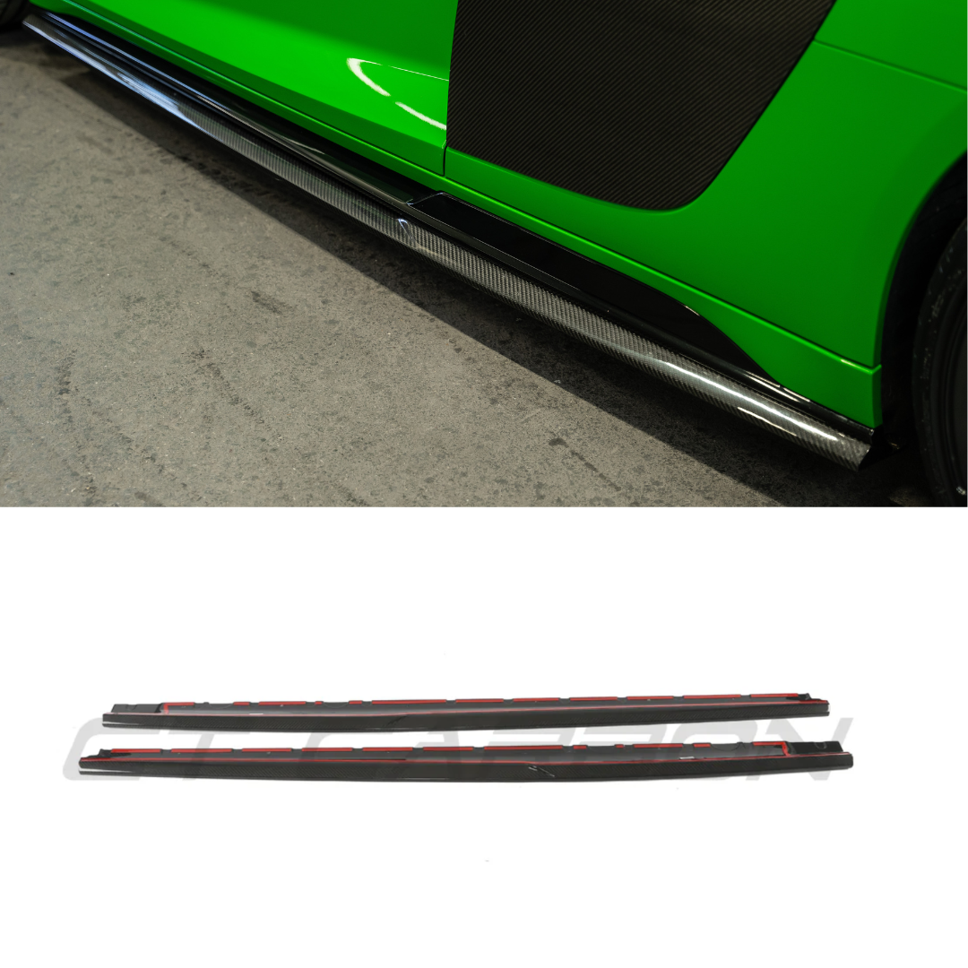Audi R8 Facelift Carbon Side Skirts – CT Design