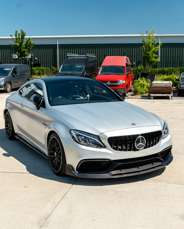 Mercedes C63 W205 Coupe Carbon Front Lip B Style – CT Design