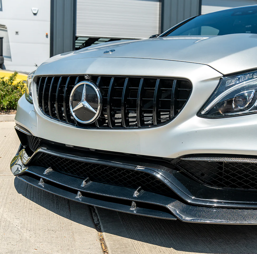 Mercedes C63 W205 Coupe Carbon Front Lip B Style – CT Design