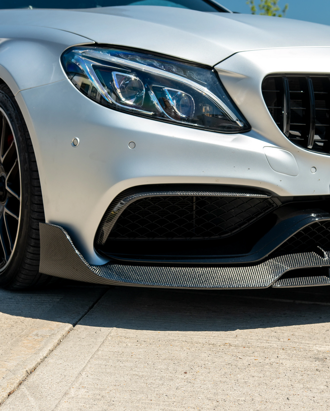 Mercedes C63 W205 Coupe Carbon Front Lip B Style – CT Design