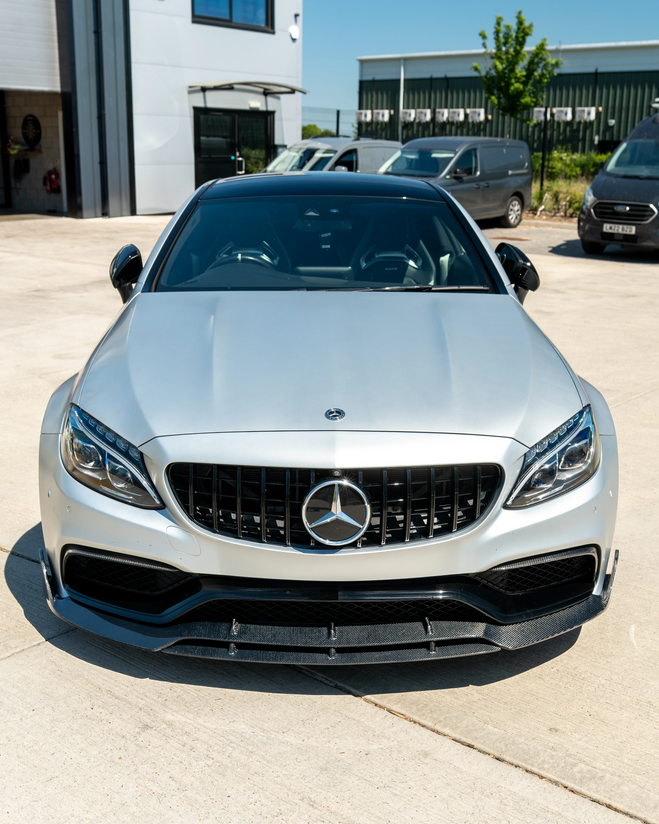 Mercedes C63 W205 Coupe Carbon Front Lip B Style – CT Design