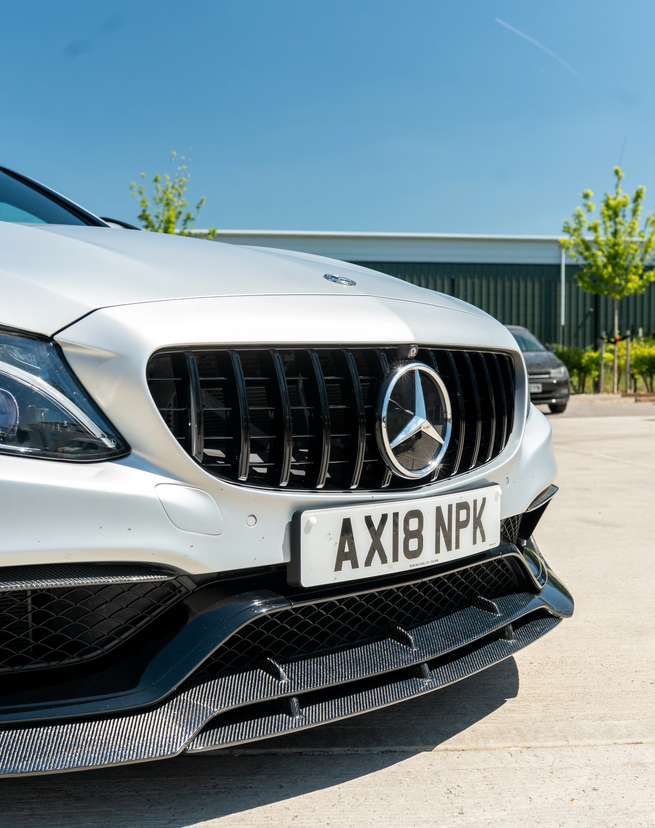 Mercedes C63 W205 Coupe Carbon Front Lip B Style – CT Design