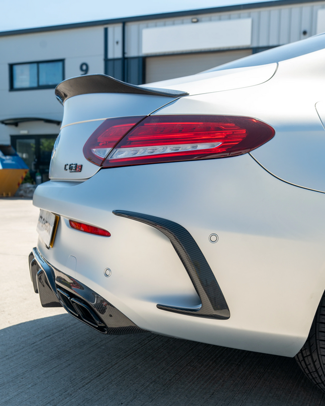 Mercedes C63 W205 Coupe Carbon Rear Canards – CT Design