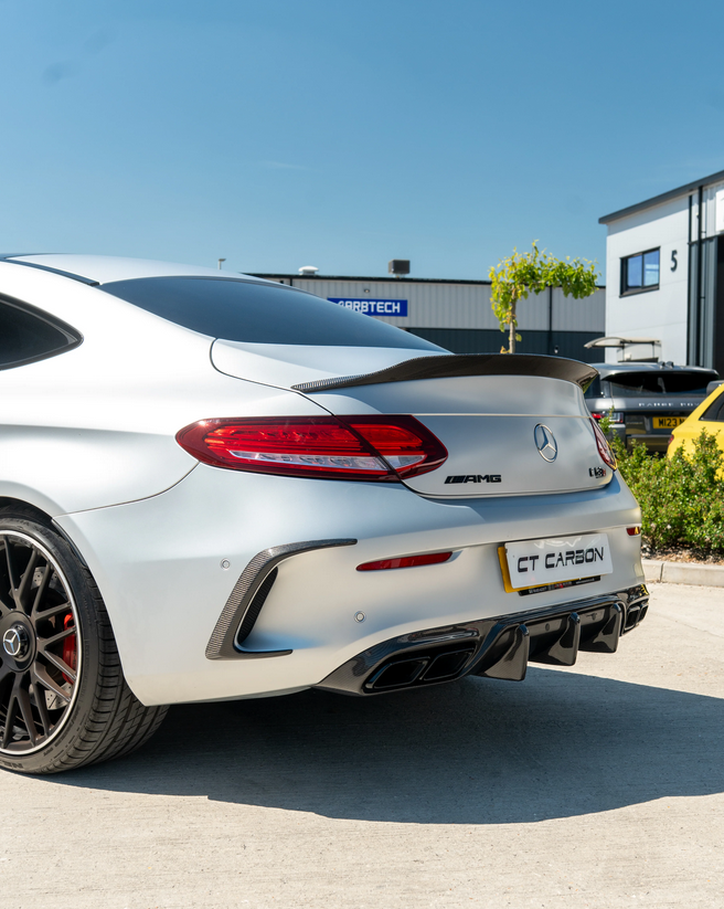 Mercedes C63 W205 Coupe Carbon Rear Canards – CT Design