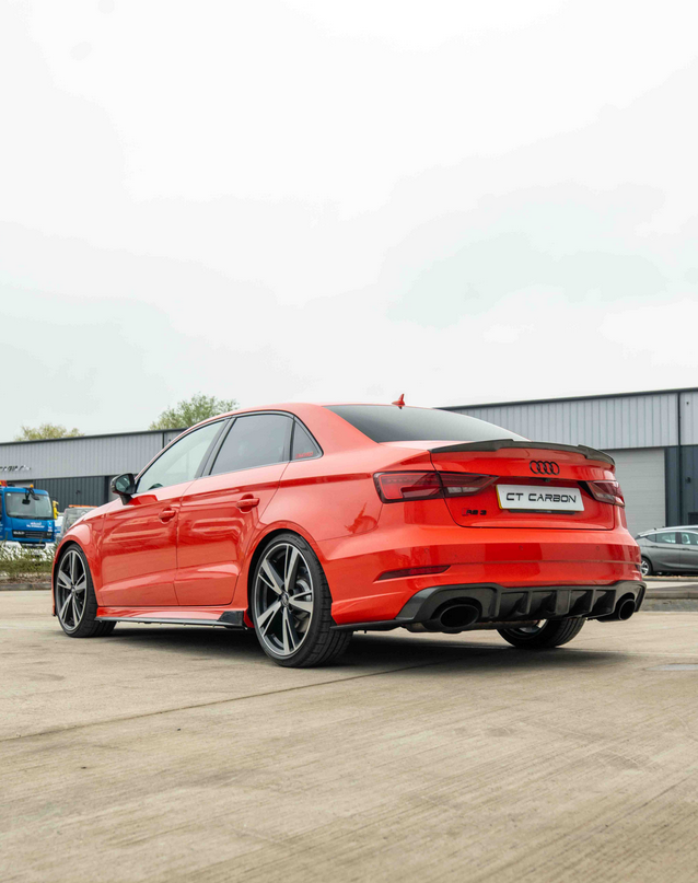 Audi A3 / S3 / RS3 8V Saloon Carbon Rear Spoiler Lip – CT Design