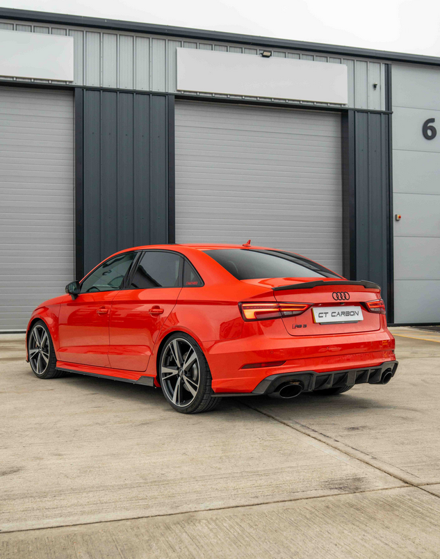 Audi A3 / S3 / RS3 8V Saloon Carbon Rear Spoiler Lip – CT Design