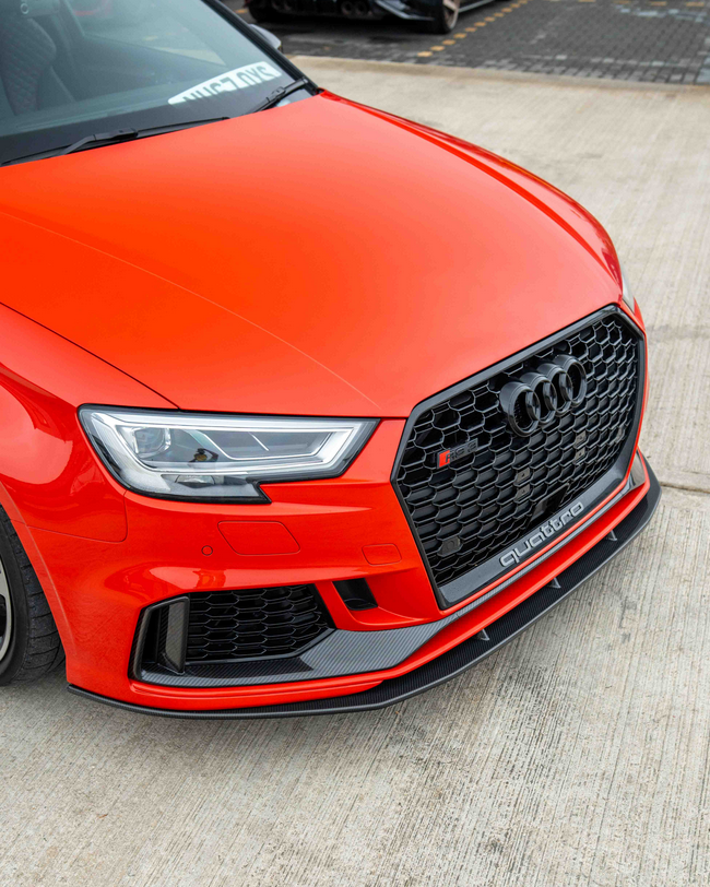 Audi RS3 8V Saloon Carbon Front Lip – CT Design