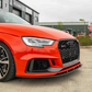 Audi RS3 8V Saloon Carbon Front Lip – CT Design