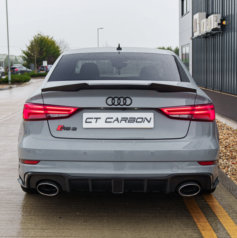 Audi RS3 8V Facelift Saloon Carbon Rear Diffuser – CT Design