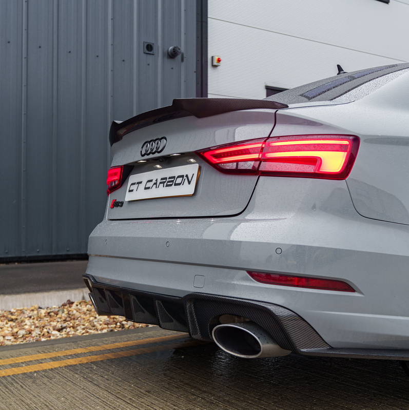 Audi RS3 8V Facelift Saloon Carbon Rear Diffuser – CT Design