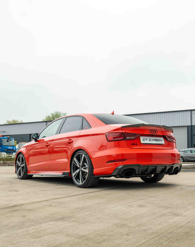 Audi RS3 8V Facelift Saloon Carbon Rear Diffuser – CT Design