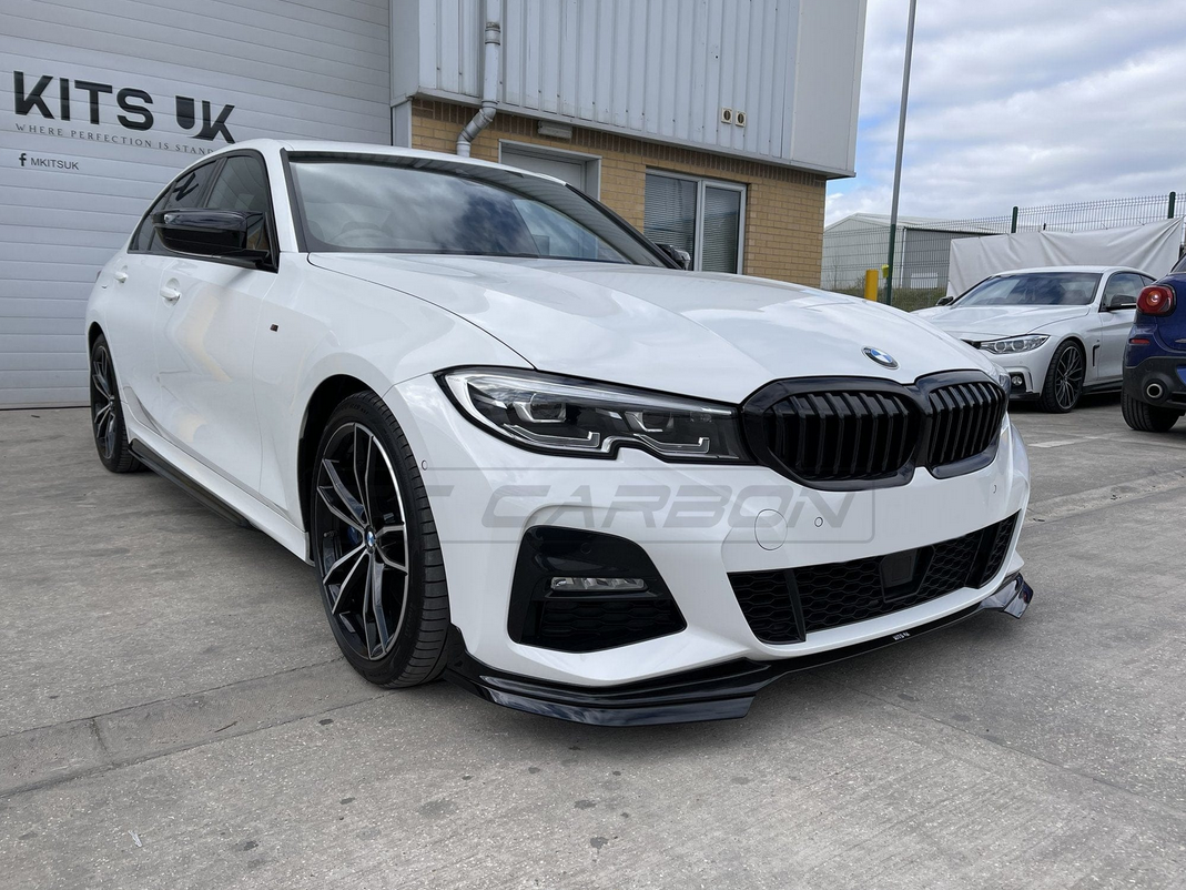 BMW 3 Series G20/G21 Pre-Facelift Gloss Black Front Lip V1 – CT Design