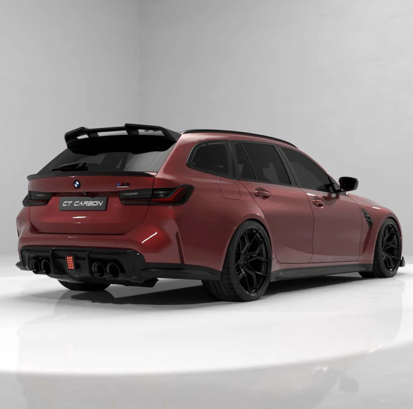BMW M3 G81 Touring Carbon Roof Spoiler V4 – CT Design