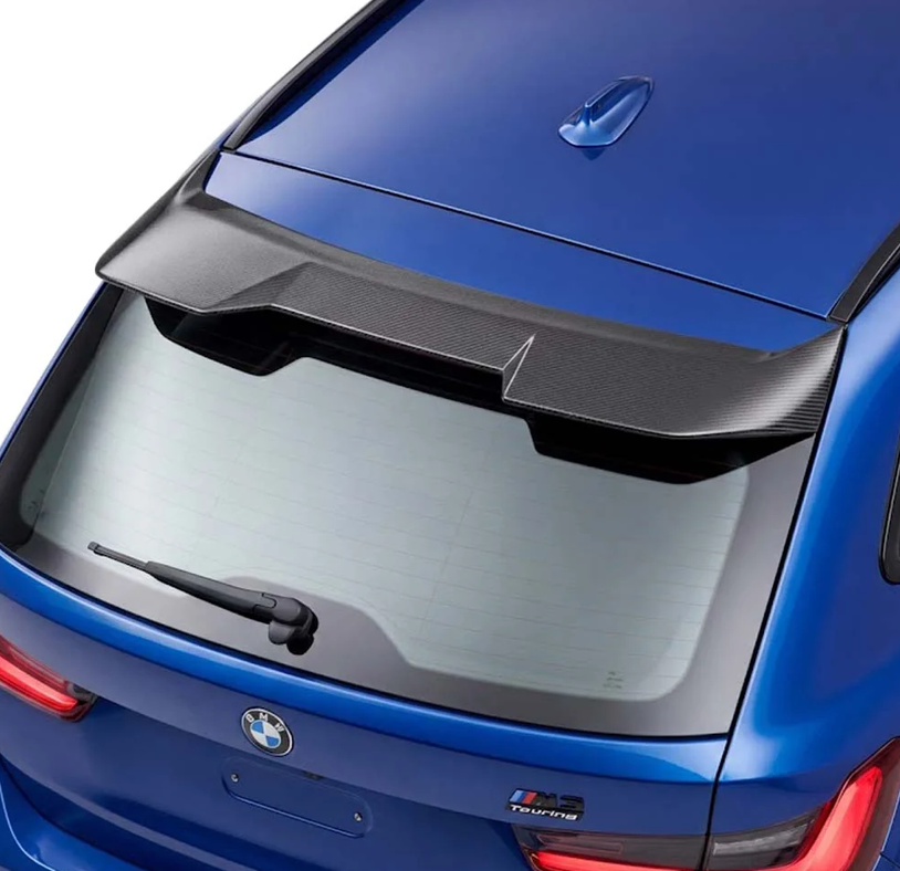 BMW M3 G81 / 3 Series G21 Touring Carbon Roof Spoiler V3 – CT Design