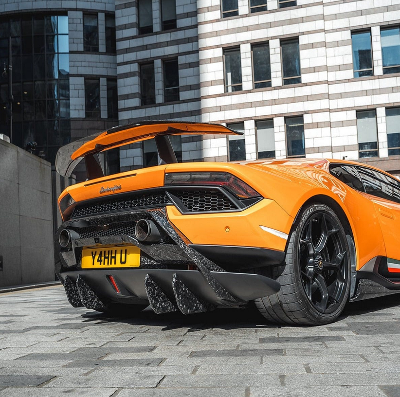 Lamborghini Huracan Performante Carbon Rear Diffuser Fins – CT Design