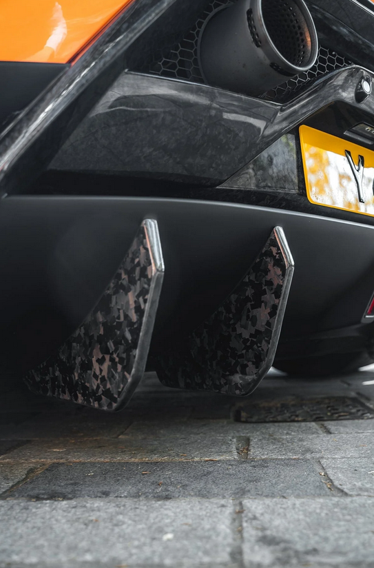 Lamborghini Huracan Performante Carbon Rear Diffuser Fins – CT Design