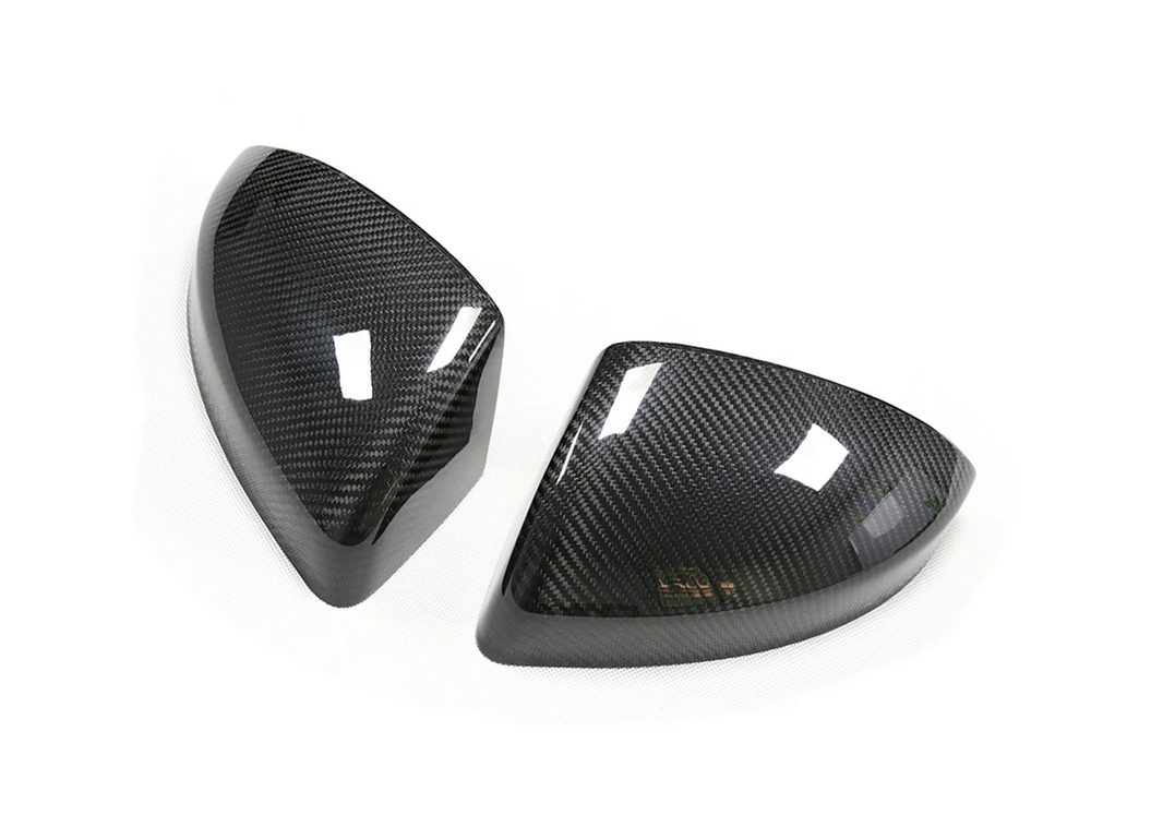 Audi R8 V10 2015+ Carbon Mirror Caps without Lane Assist – CT Design