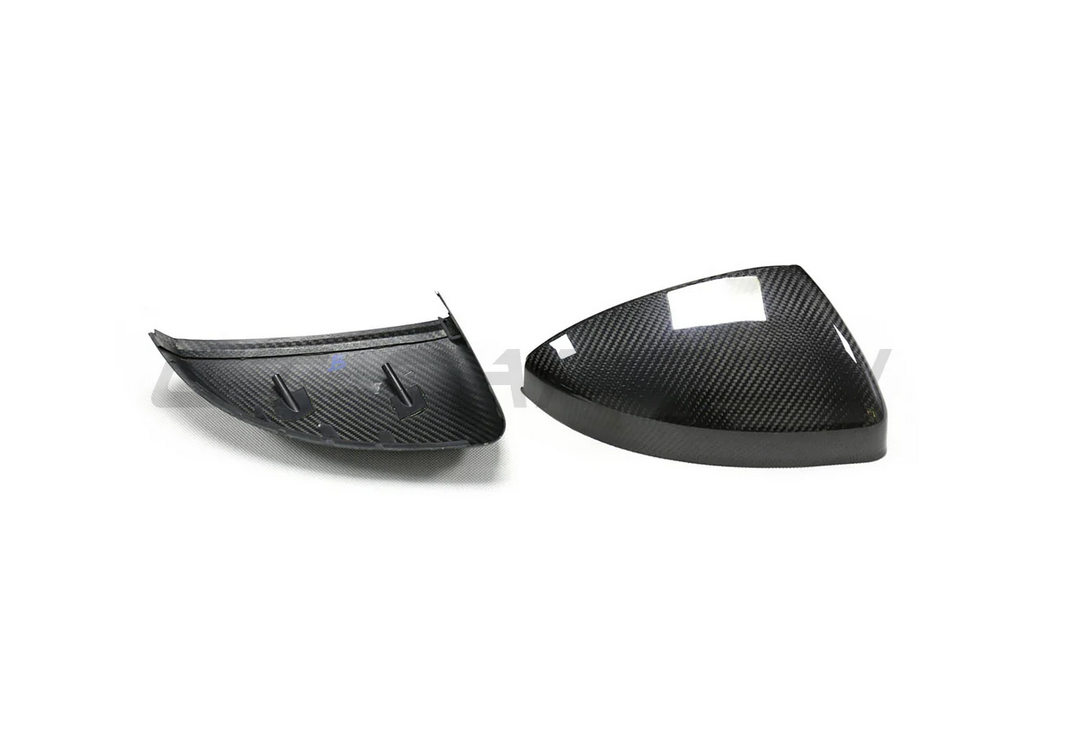 Audi R8 V10 2015+ Carbon Mirror Caps without Lane Assist – CT Design