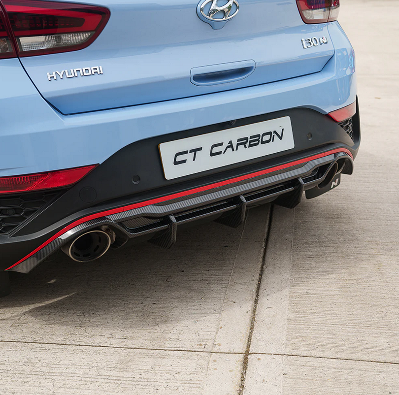 Hyundai i30 N Facelift Carbon Rear Diffuser – CT Design