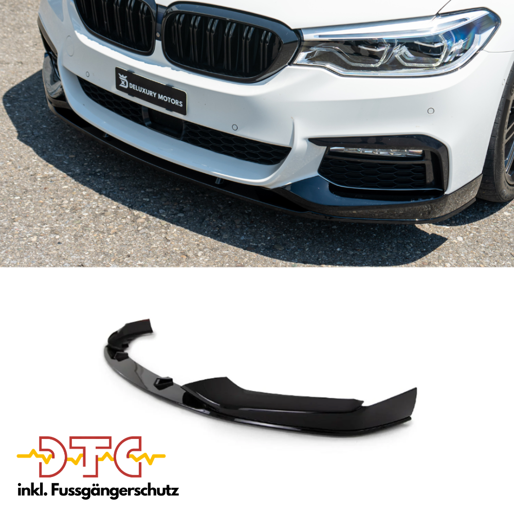 BMW 5 Series G30/G31 Gloss Black Front Lip – CT Design | DTC Certificate
