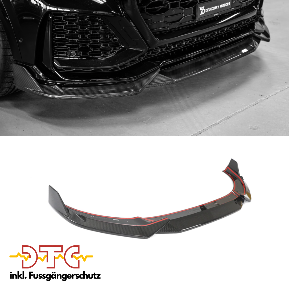 Audi RSQ8 Pre-Facelift Carbon Front Lip – CT Design | DTC Certificate