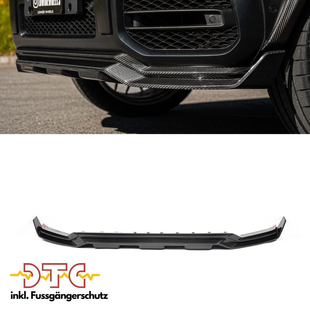 Mercedes-Benz G63 W463 Carbon Front Lip – CT Design | DTC Certificate