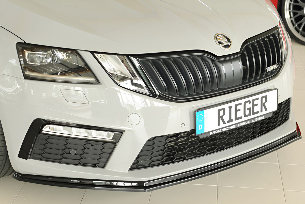 Skoda Octavia RS Facelift Rieger Front Splitter – Ref. RIE00088140
