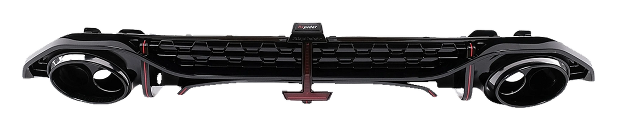 Audi A3 Sedan S-Line (8Y) Rear Diffuser & Exhaust Tips RS3 Look V2