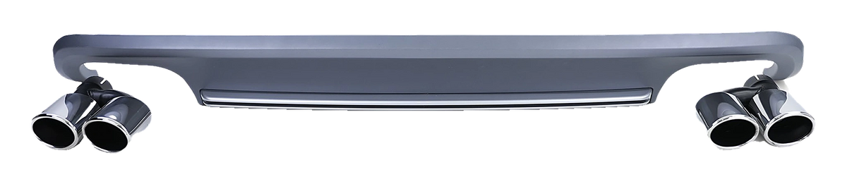 Audi A5 Coupe (B8) Dual-Exit Rear Diffuser OO-OO