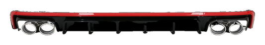 Audi A6 (4K/C8) Rear Diffuser S6 Look