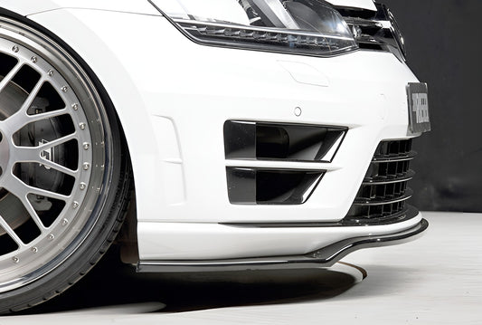 VW Golf 7 R / R-Line Rieger Front Splitter Gloss Black – Ref. RIE00088091