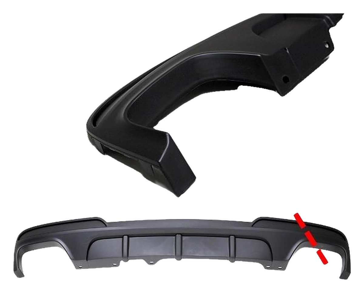 BMW F10 Sedan (F11) 550d Dual-Exit Rear Diffuser M Performance