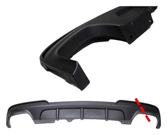 BMW F10 Sedan (F11) 550d Dual-Exit Rear Diffuser M Performance