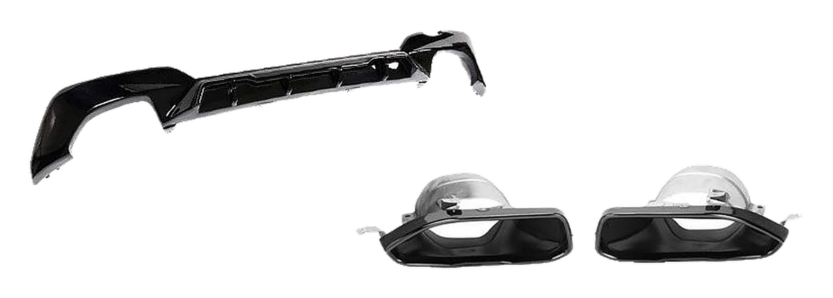 BMW G20/G21 Rear Diffuser & Exhaust Tips V1