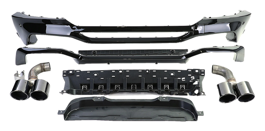 BMW X4 (G02) Rear Diffuser Umbau KIT Performance Look V1
