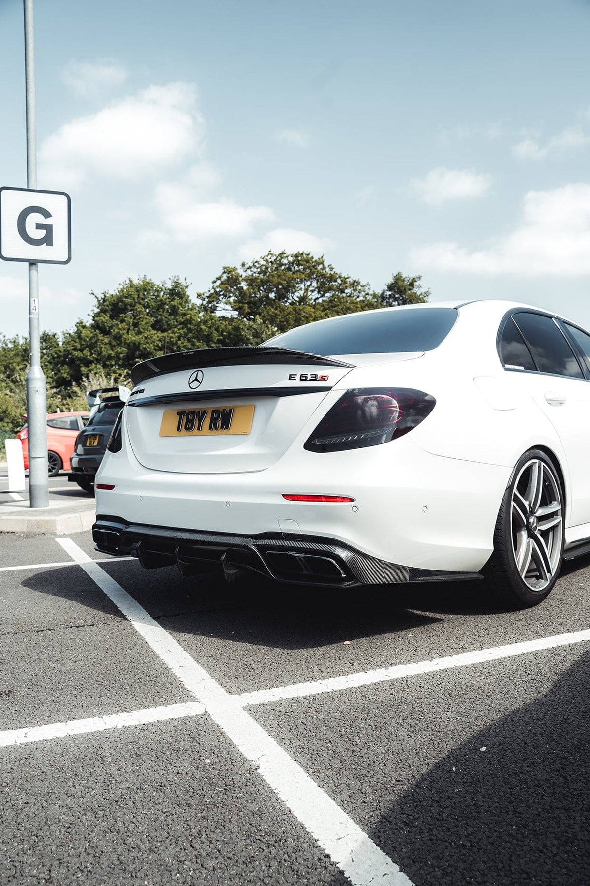 Mercedes-Benz E63 W213 Pre-Facelift Carbon Rear Diffuser – CT Design