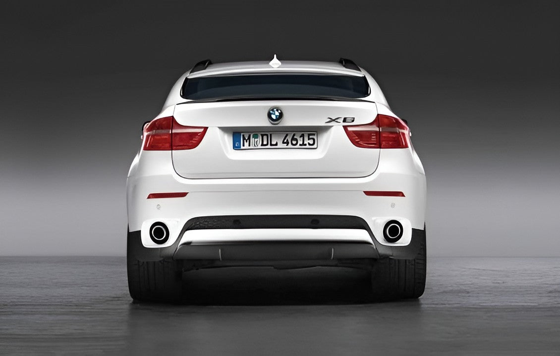 BMW X6 (E71) Rear Diffuser M Performance Look – original photo