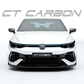 VW Golf 8 R MK8 Carbon Front Lip – CT Design | DTC Certificate