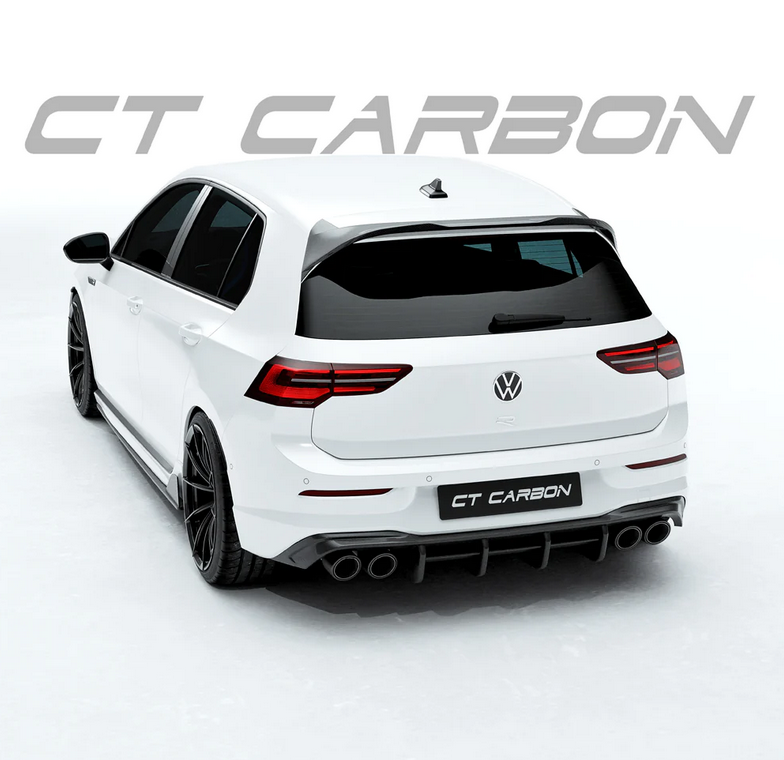 VW Golf 8 R MK8 Carbon Rear Diffuser – CT Design