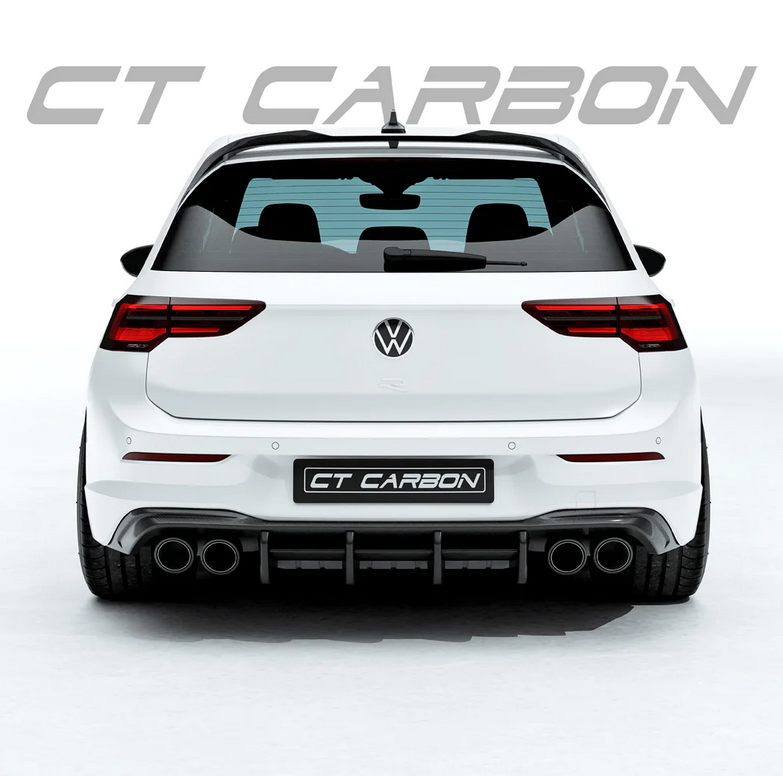 VW Golf 8 R MK8 Carbon Rear Diffuser – CT Design