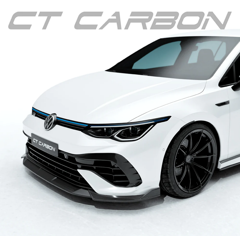 VW Golf 8 R MK8 Carbon Front Lip – CT Design | DTC Certificate