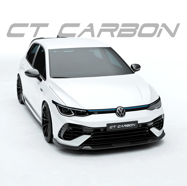 VW Golf 8 R MK8 Carbon Front Lip – CT Design | DTC Certificate