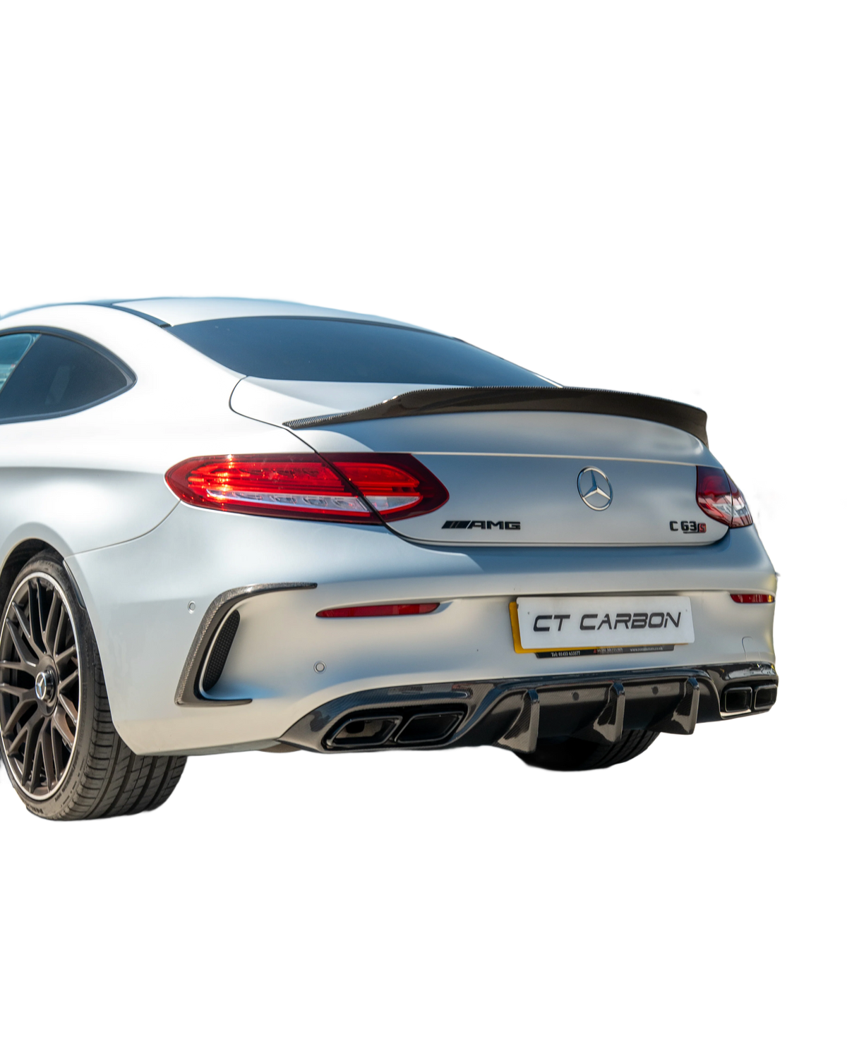 Mercedes C63 W205 Coupe Carbon Rear Spoiler PS Style – CT Design