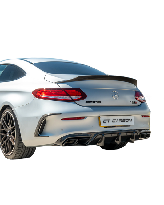 Mercedes C63 W205 Coupe Carbon Rear Spoiler PS Style – CT Design