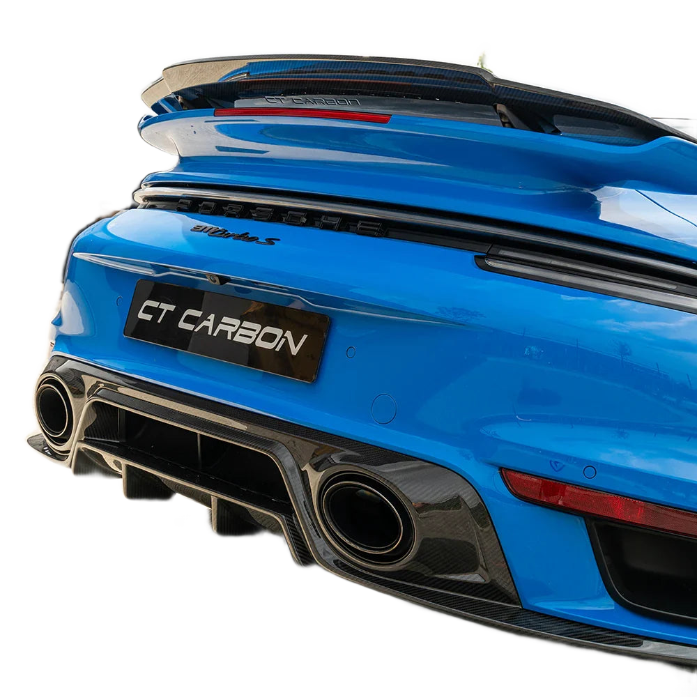 Porsche 911 992 Turbo / Turbo S Carbon Rear Diffuser – CT Design