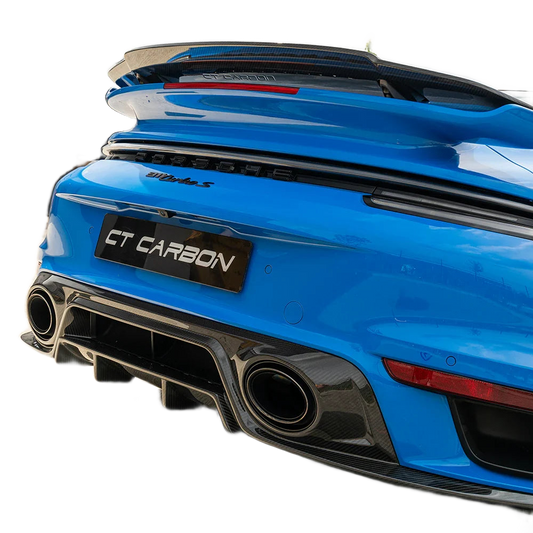 Porsche 911 992 Turbo / Turbo S Carbon Rear Diffuser – CT Design