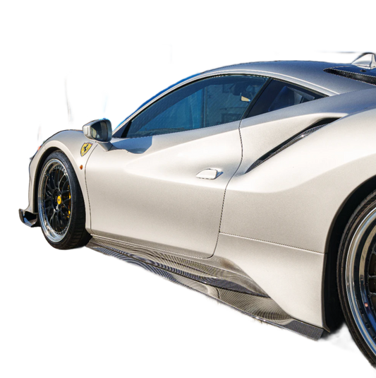 Ferrari 488 Pista Carbon Side Skirts – CT Design