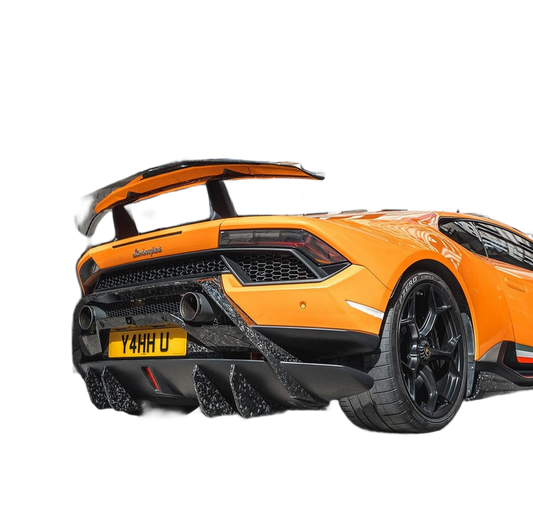 Lamborghini Huracan Performante Carbon Rear Diffuser Fins – CT Design